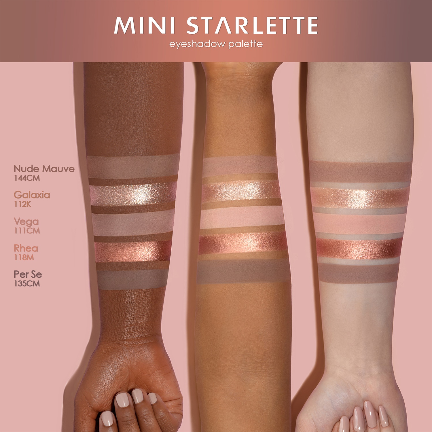 MINI STARLETTE PALETTE (MINI PALETA DE SOMBRAS PARA OJOS)